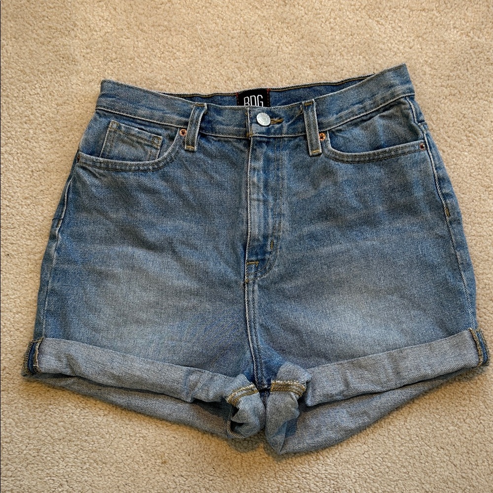 BDG Mom High-Rise Denim Jean Shorts - Size 27